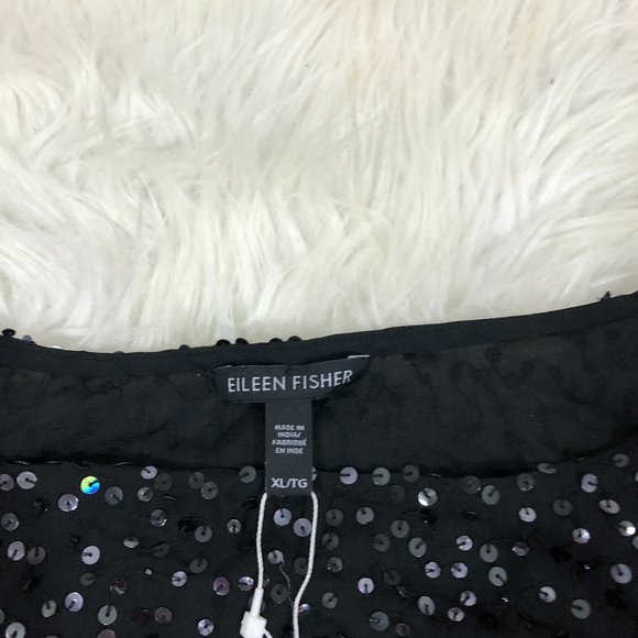 Eileen Fisher Sequin Top Sz. XL  NWT - Picture 2 of 6